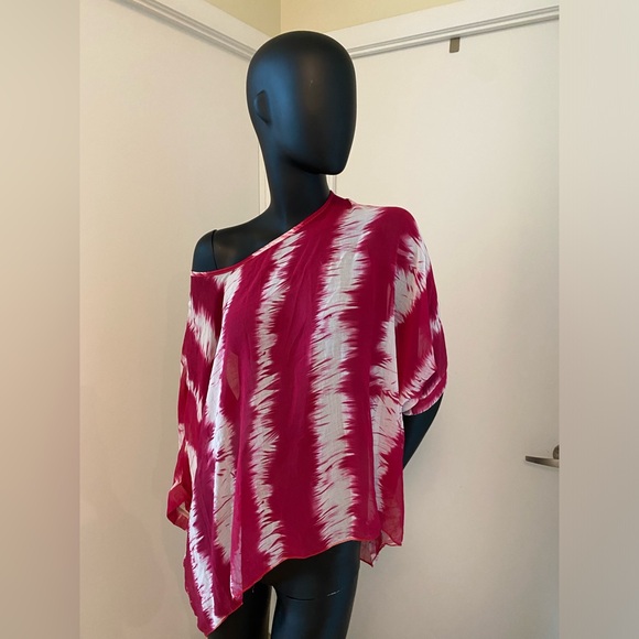 Tie-Dye Sheer Cover-up - Picture 4 of 7